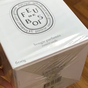 DIPTYQUE Feu de Bois candle 600G BNIB Diptyque wood fire LARGE candle